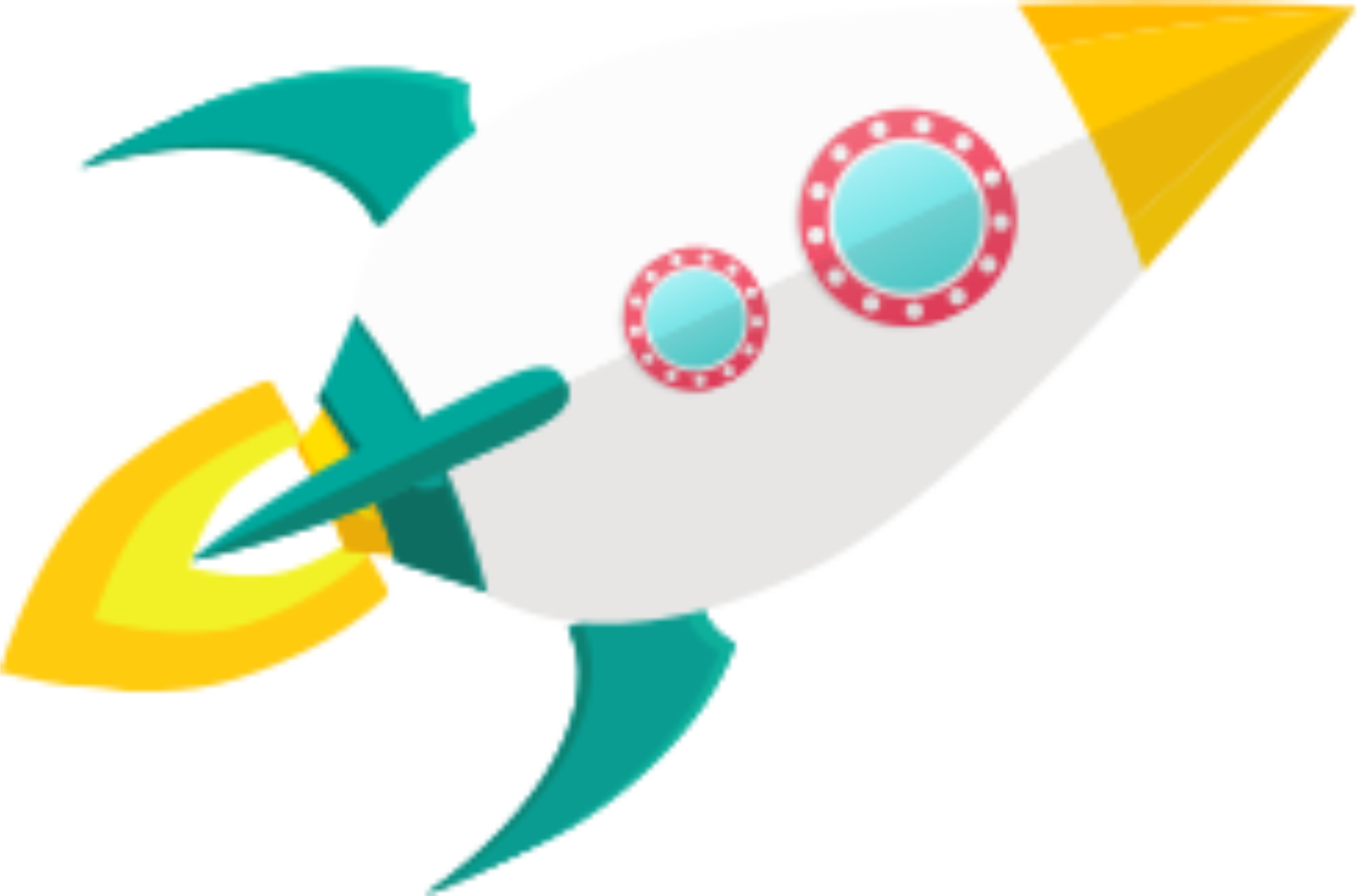 Cartoon Rocket Clipart