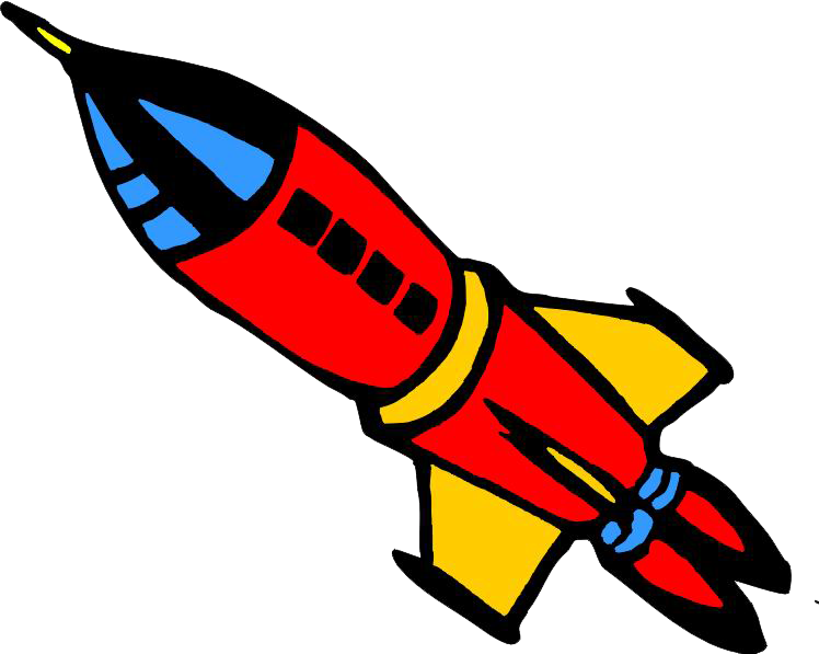 Cartoon Rocket Clipart