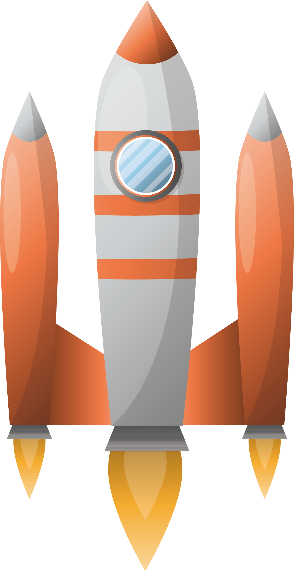 Cartoon Rocket Clipart