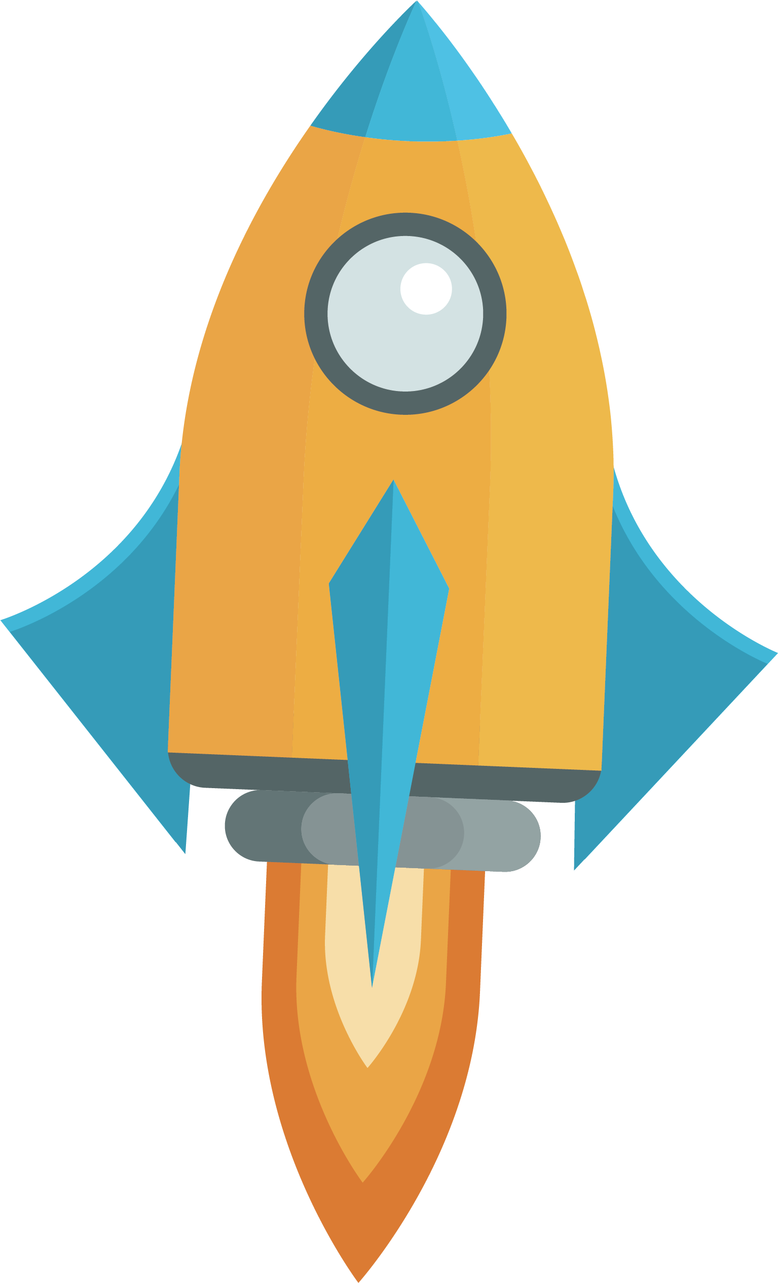 Cartoon Rocket Clipart