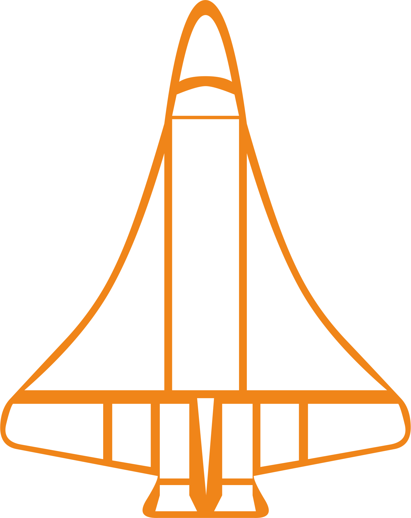 Cartoon Rocket Clipart