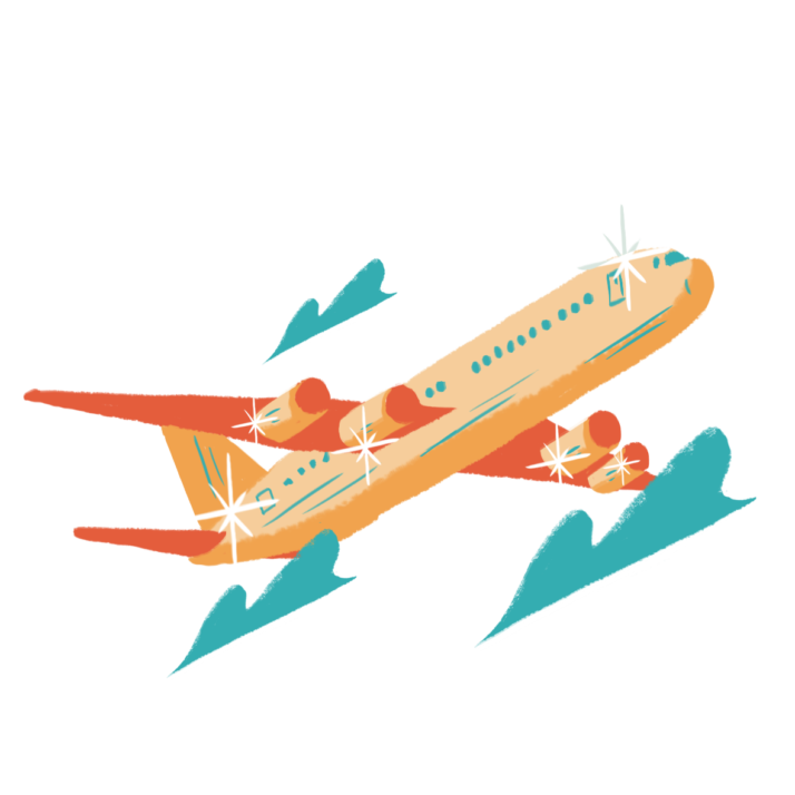 Airplane Drawing Clipart