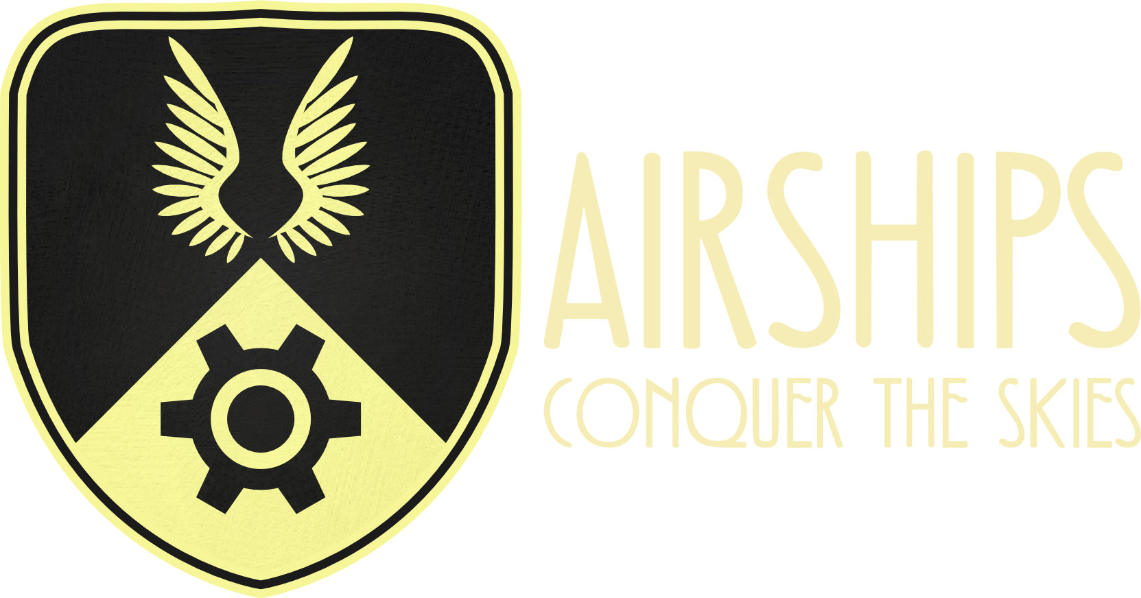 Airships Conquer The Skies Logo Clipart