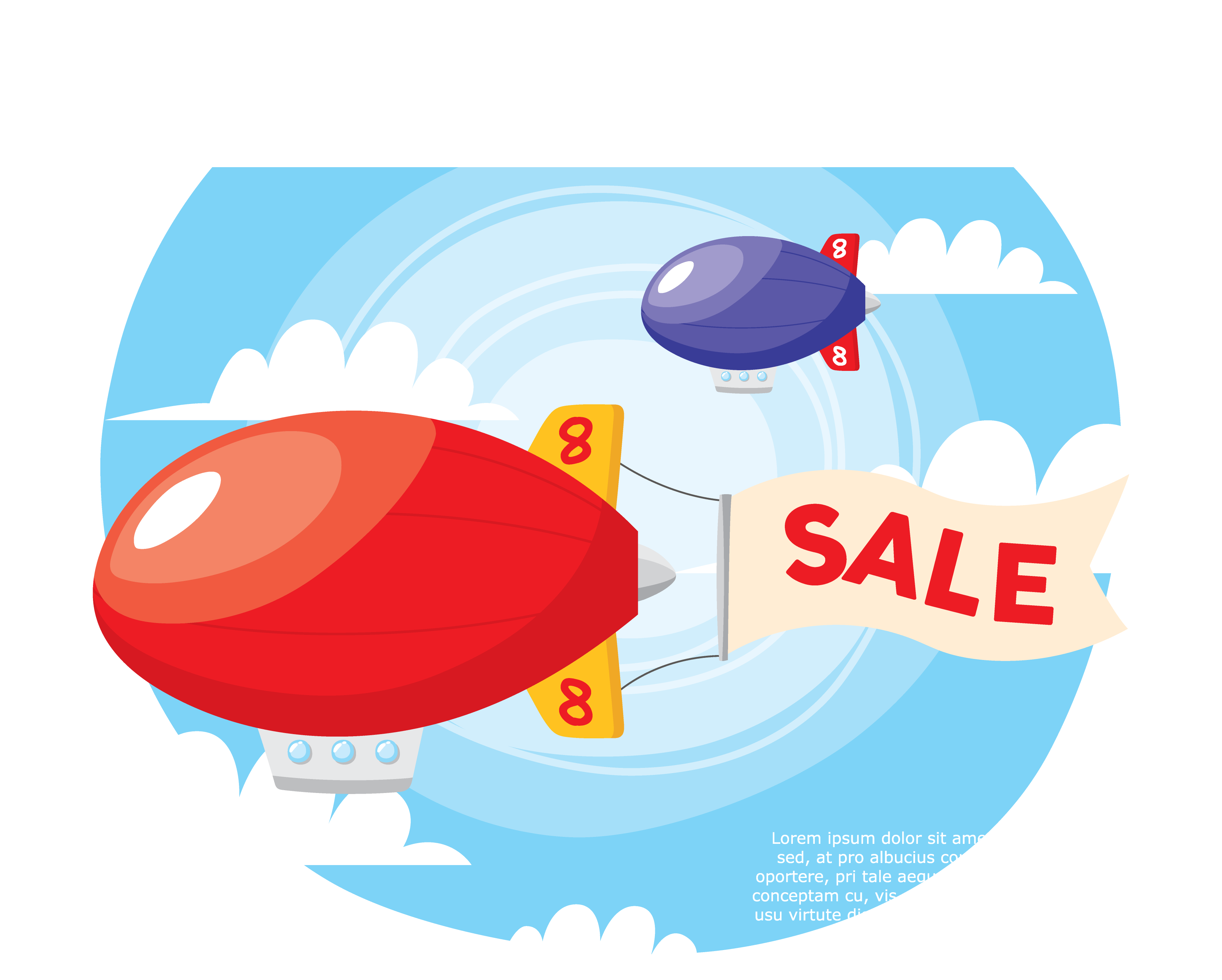 Travel Blue Background Clipart