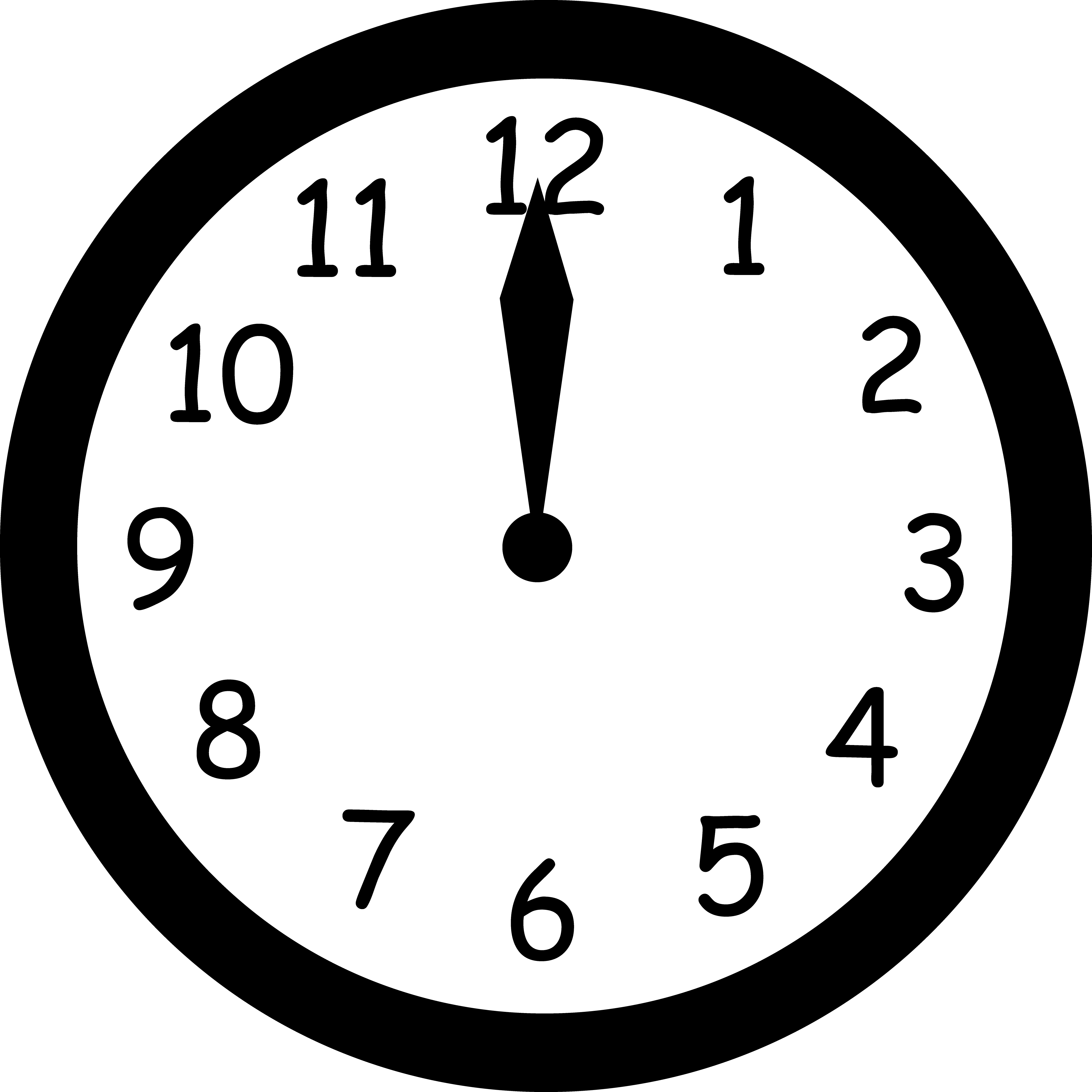 Clock Face Clipart