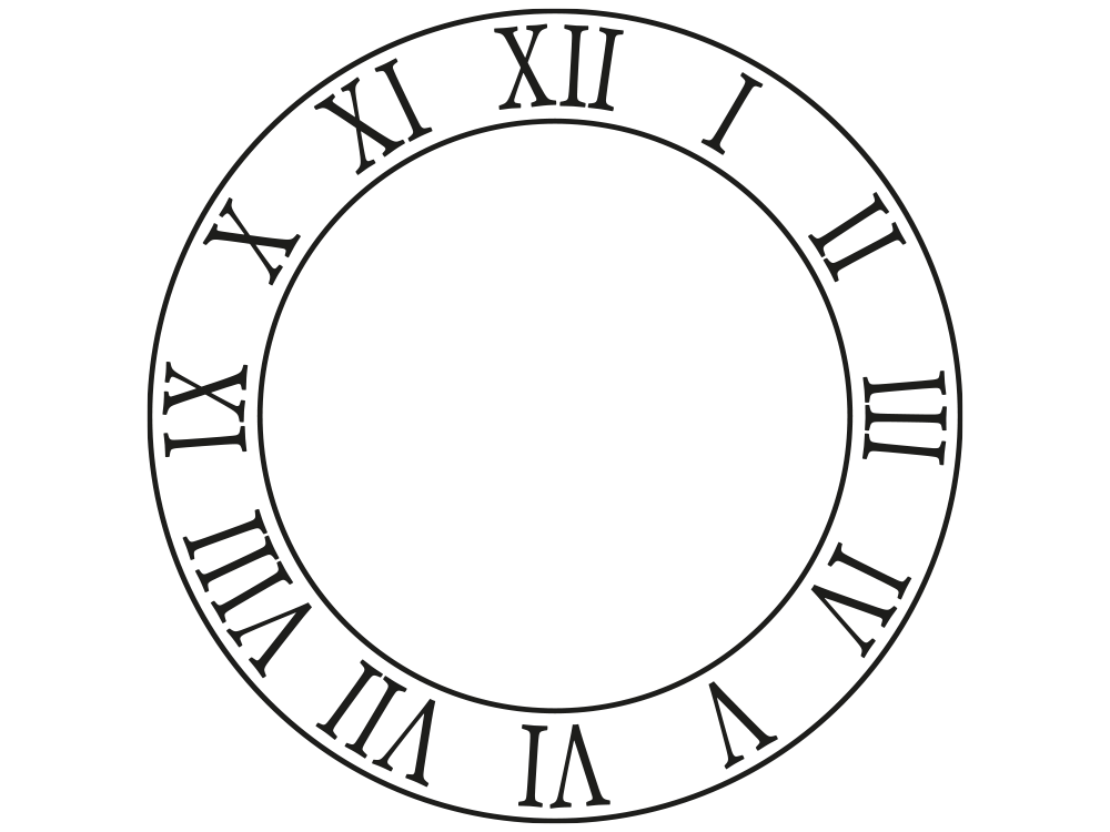 Clock Face Clipart
