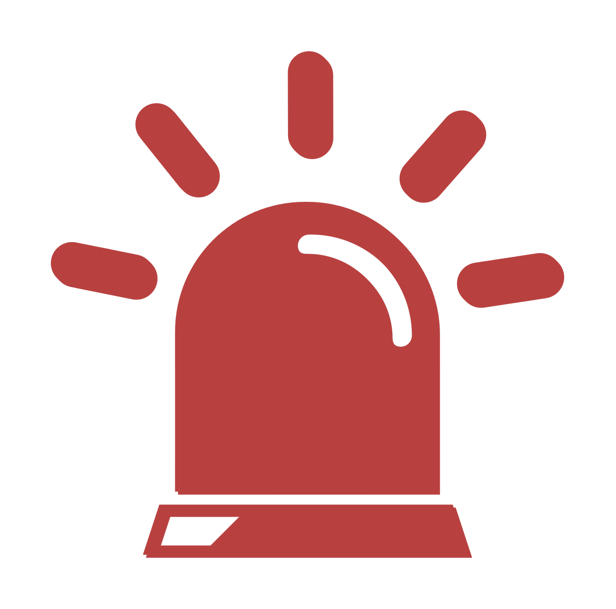 Alarm icon Police light icon Secret Service icon Clipart