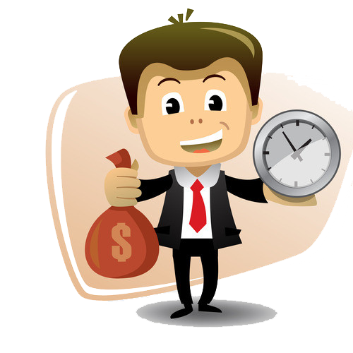 Cartoon Clock Clipart