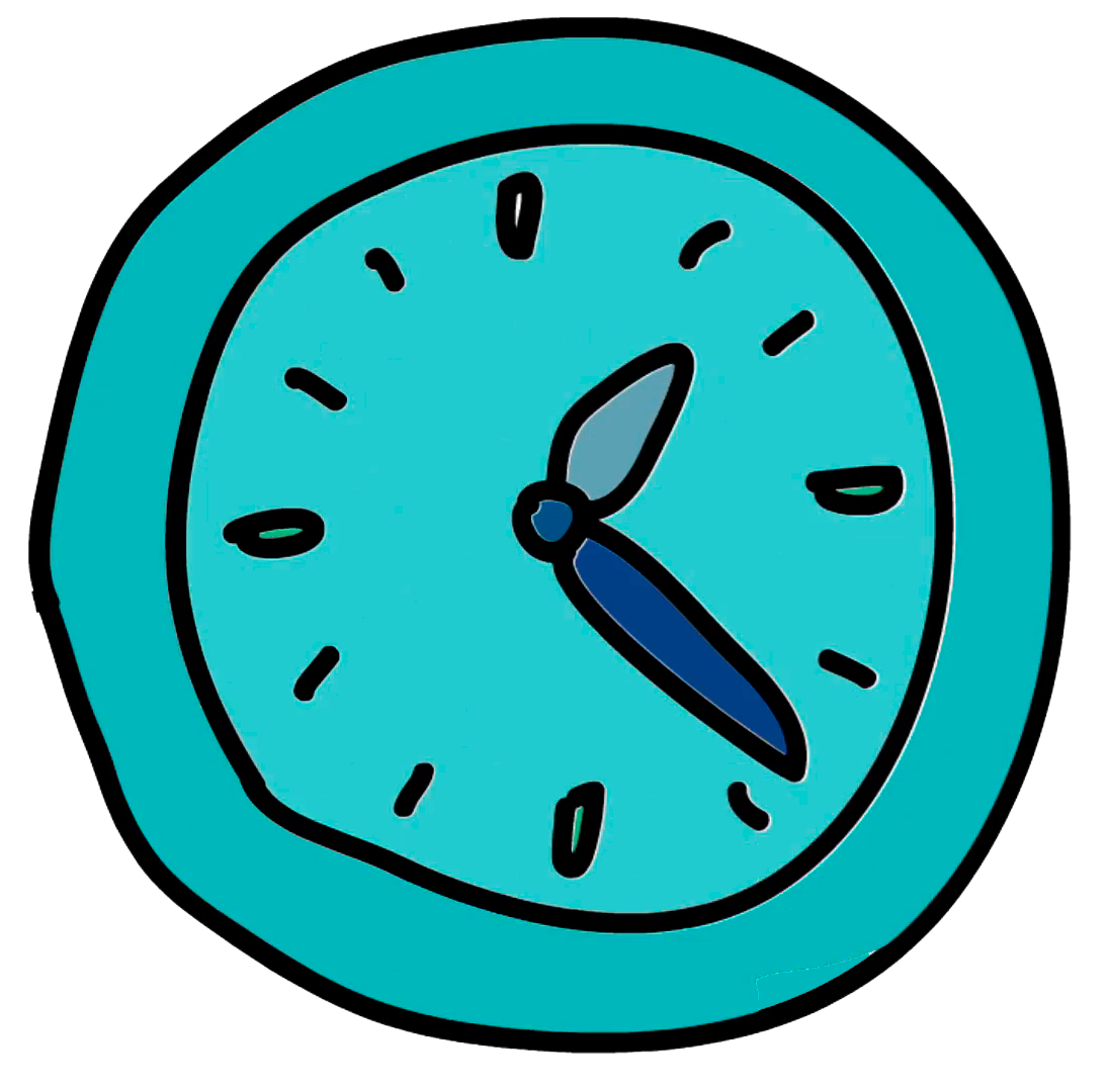 Clock Cartoon Clipart