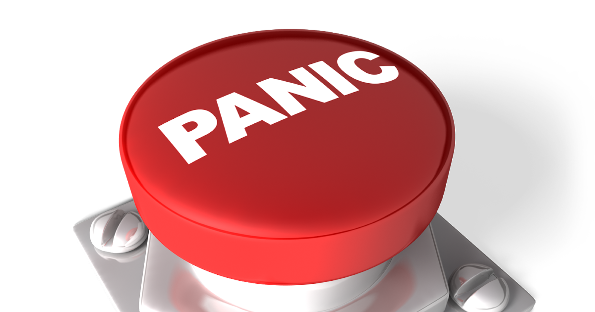 Panic Button Logo Clipart