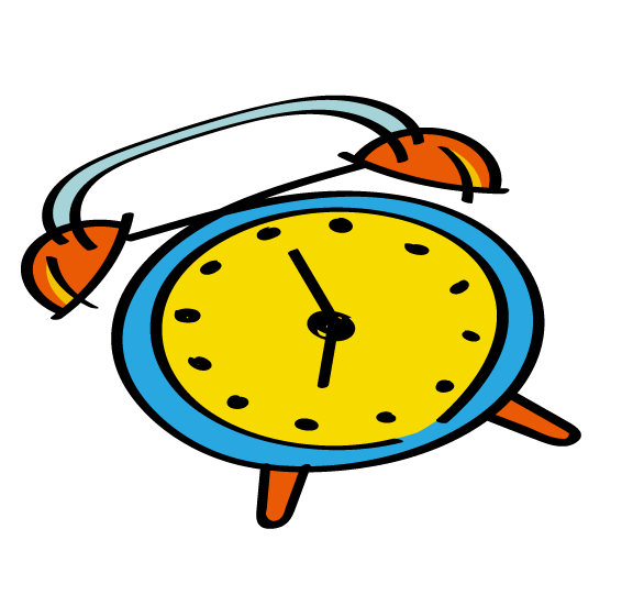 Clock Cartoon Clipart