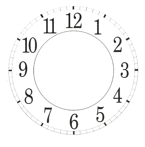 Clock Face Clipart