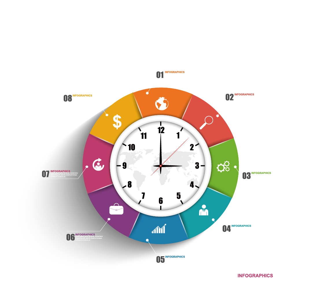 Clock Template Clipart