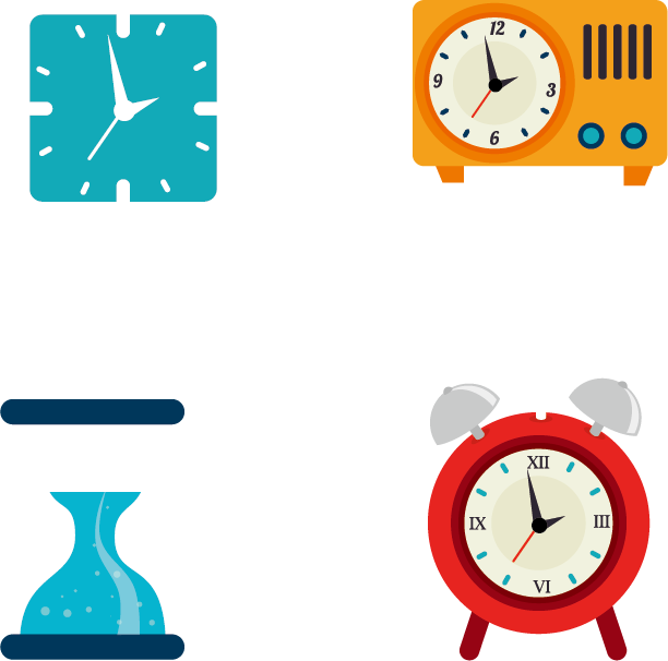 Clock Cartoon Clipart