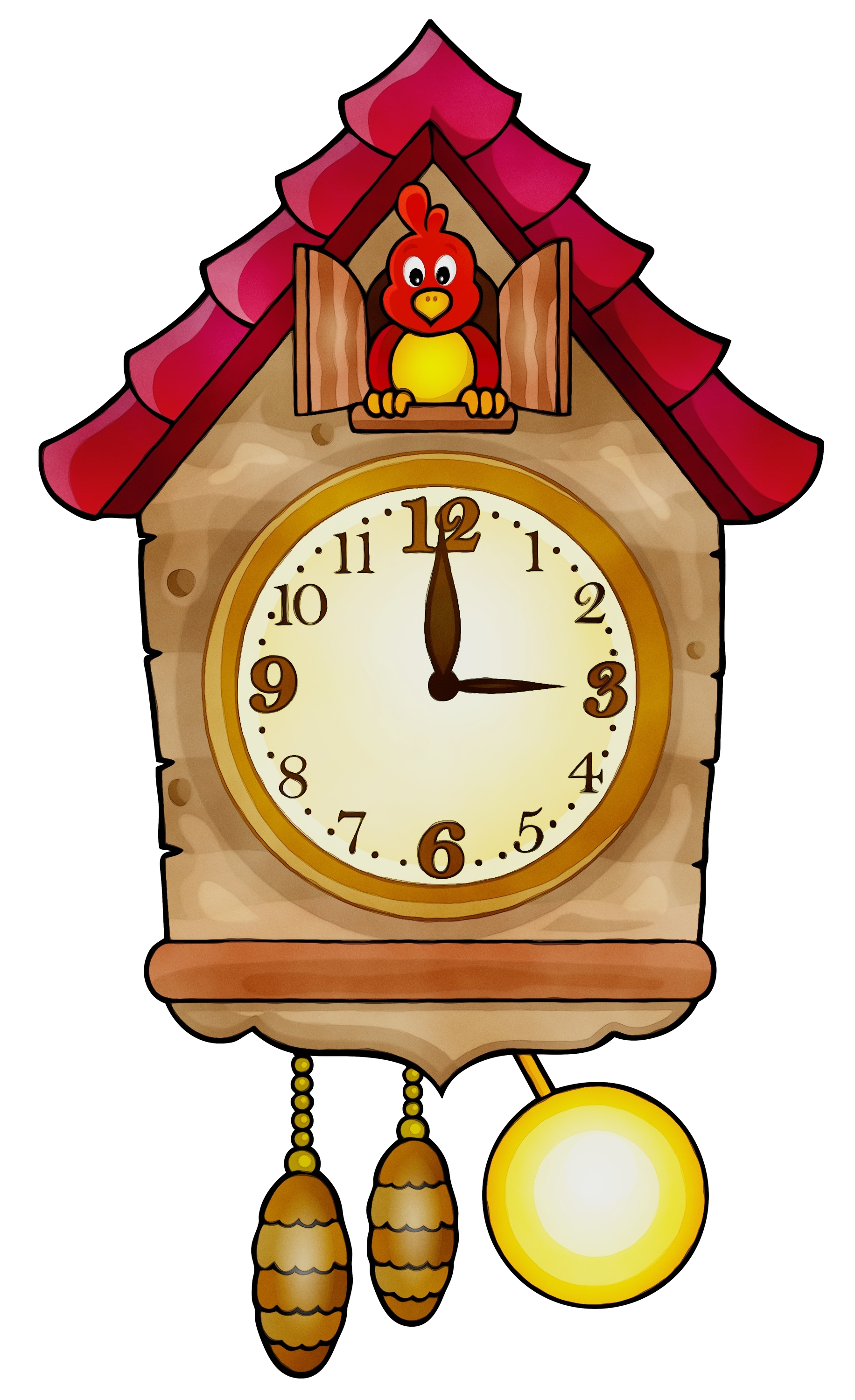 Clock Cartoon Clipart