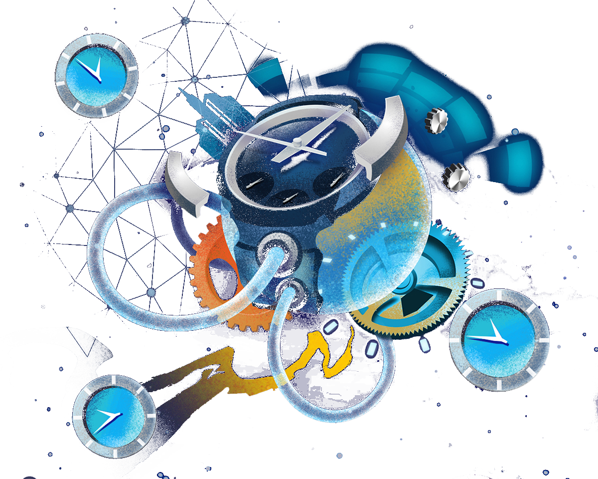 Cartoon Clock Clipart