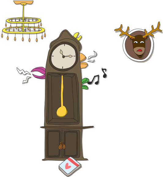 Clock Cartoon Clipart