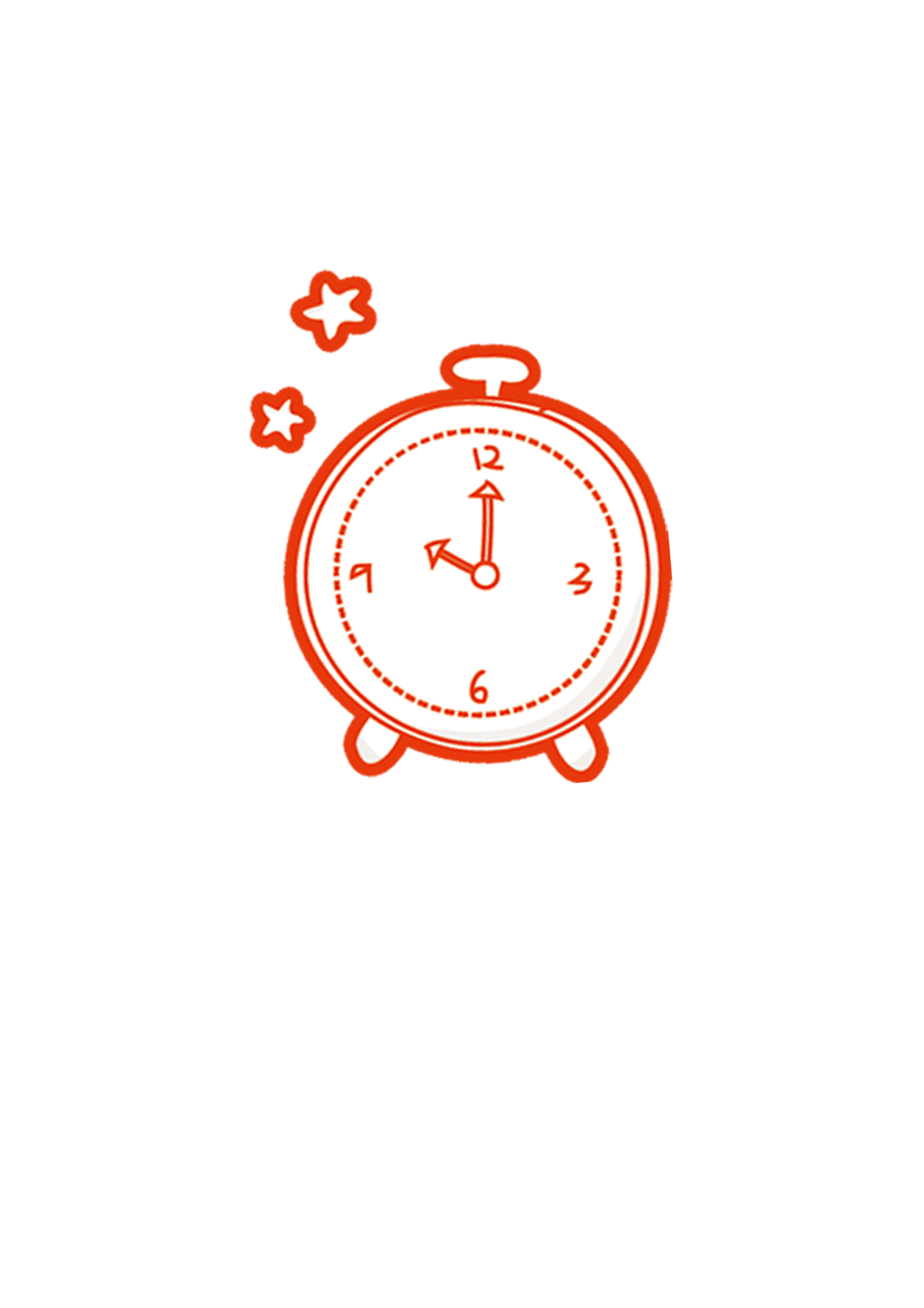 Cartoon Clock Clipart