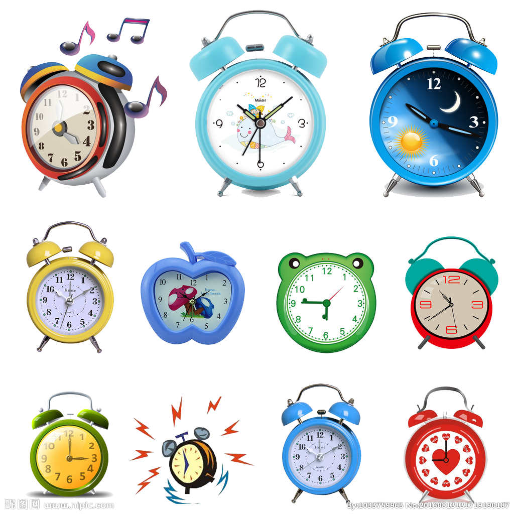 Clock Cartoon Clipart
