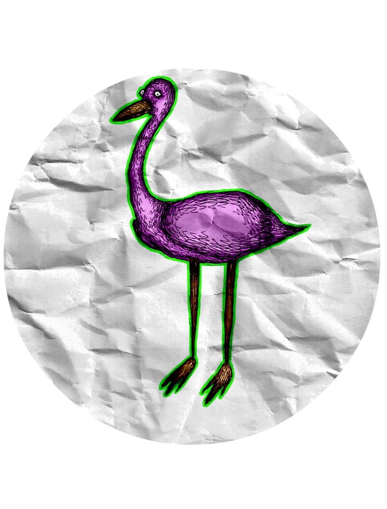 Flamingo Cartoon Clipart