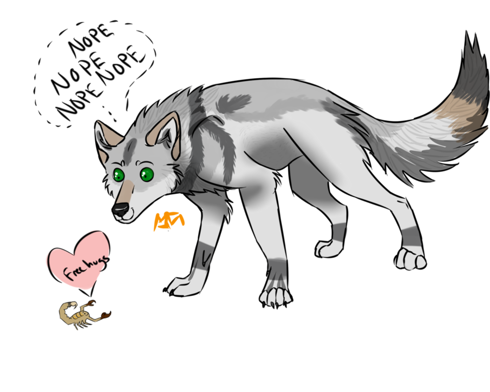 Wolf Drawing Clipart