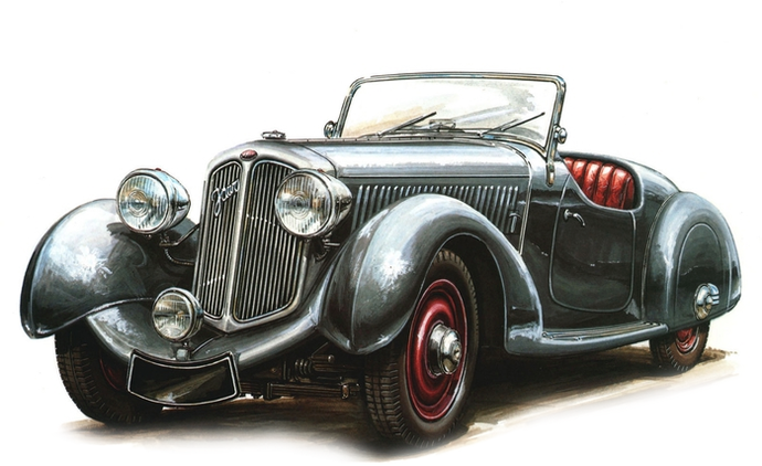 Classic Car Background Clipart