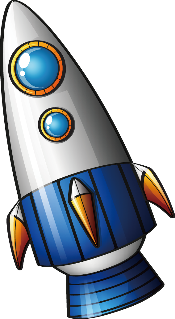 Cartoon Rocket Clipart