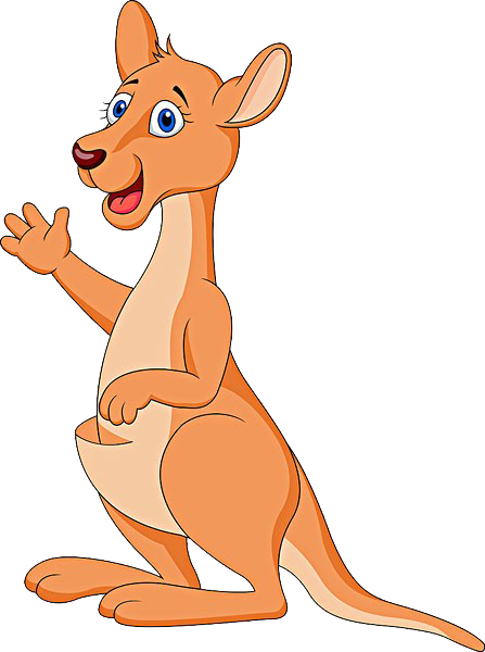 Kangaroo Cartoon Clipart