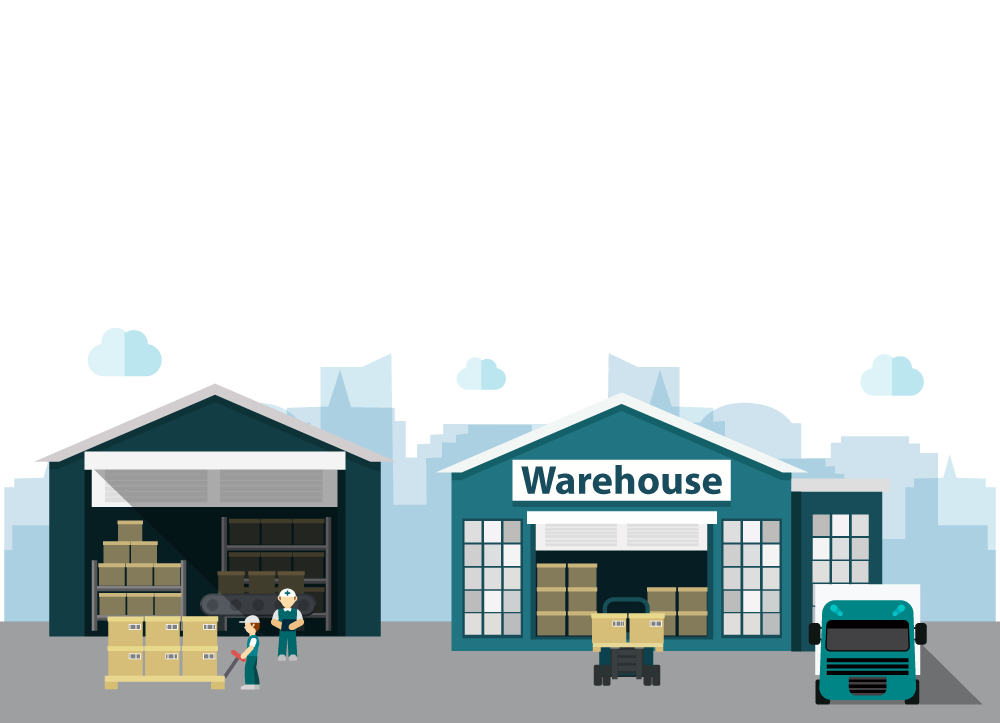 Warehouse Cartoon Clipart
