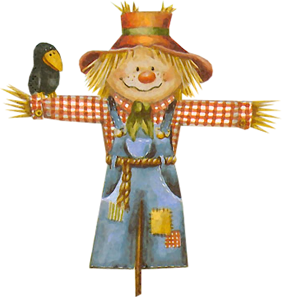 Scarecrow Costume Design Clipart