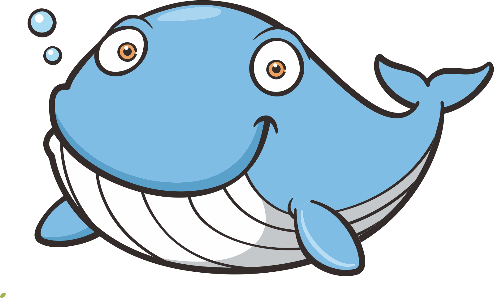 Whale Cartoon Clipart