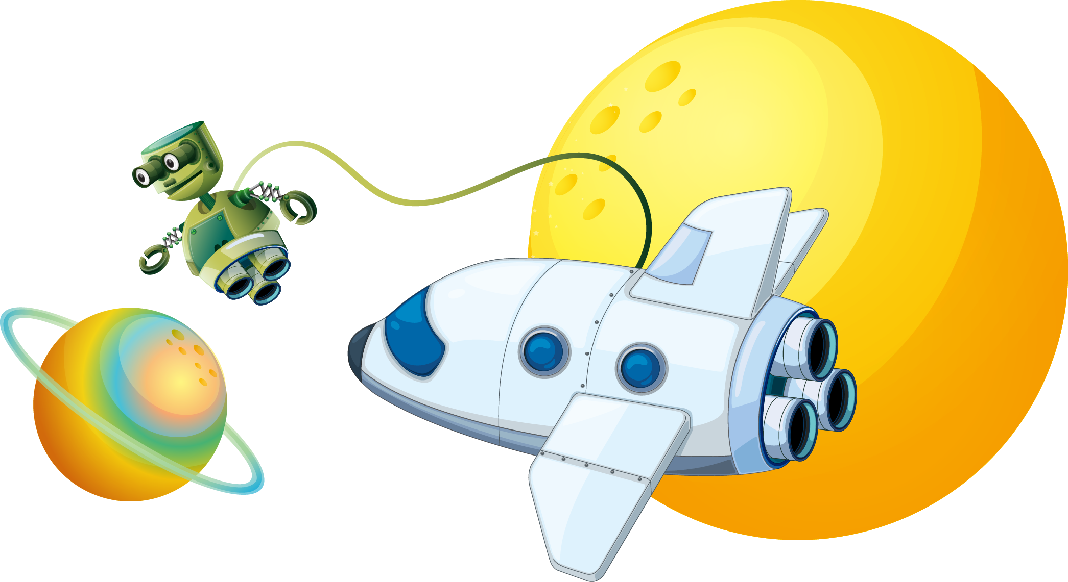 Space Shuttle Background Clipart