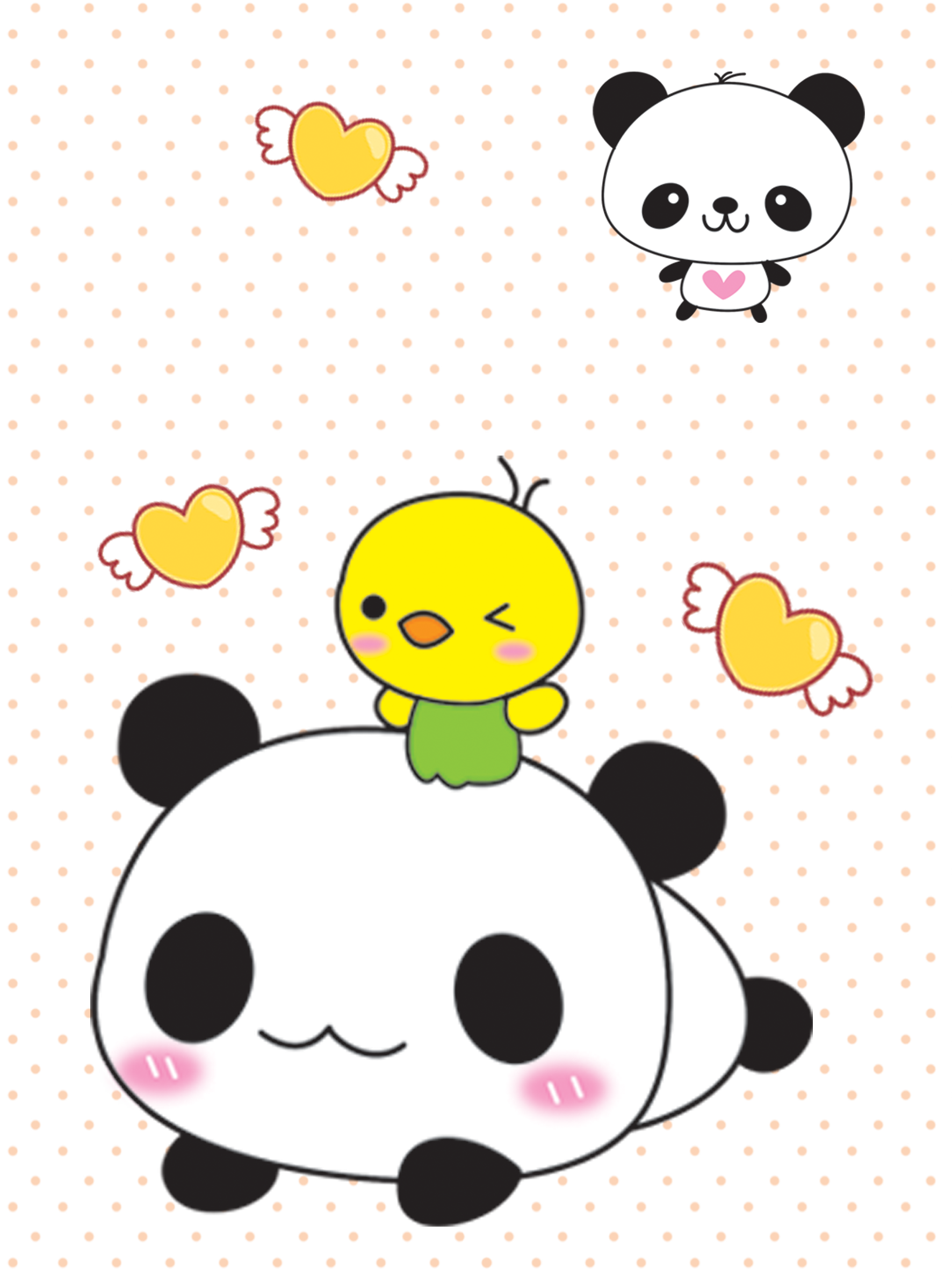 Giant Panda Material Clipart