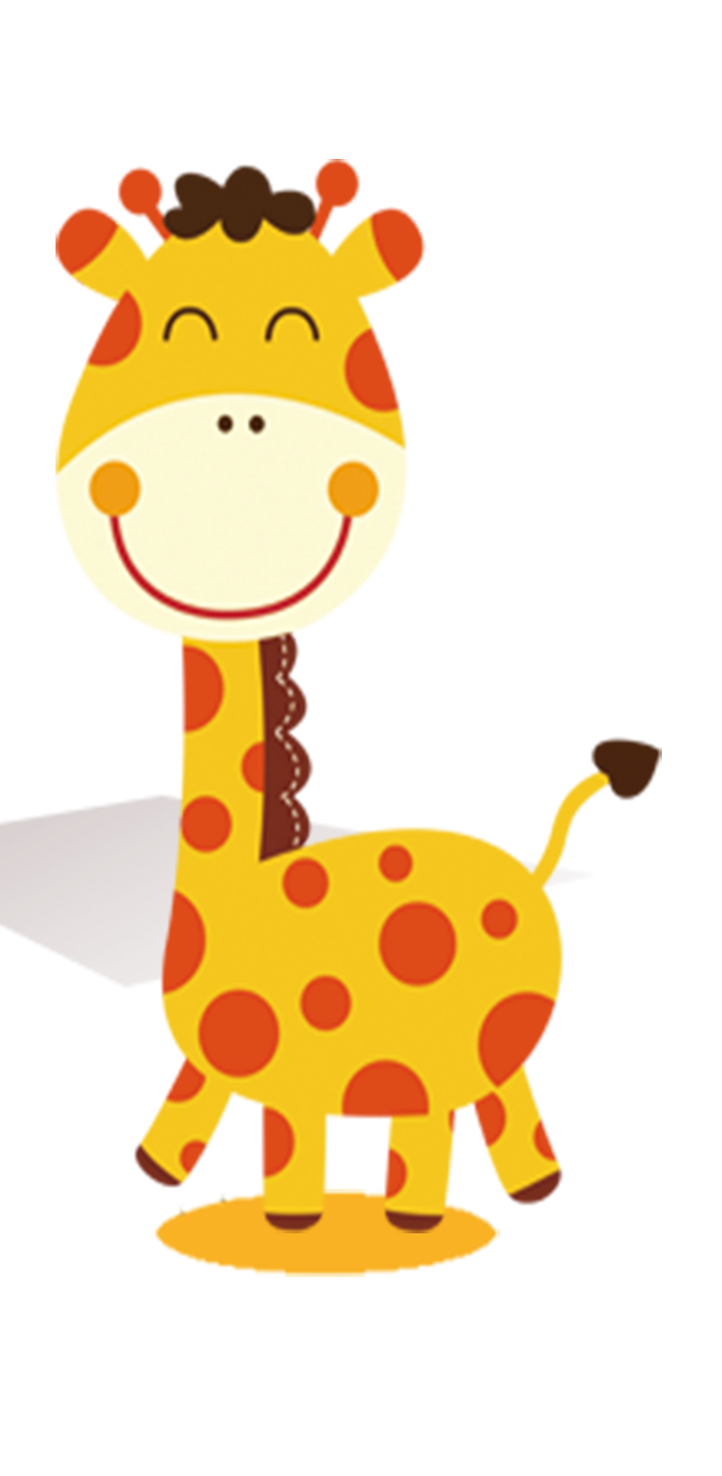 Giraffe Cartoon Clipart