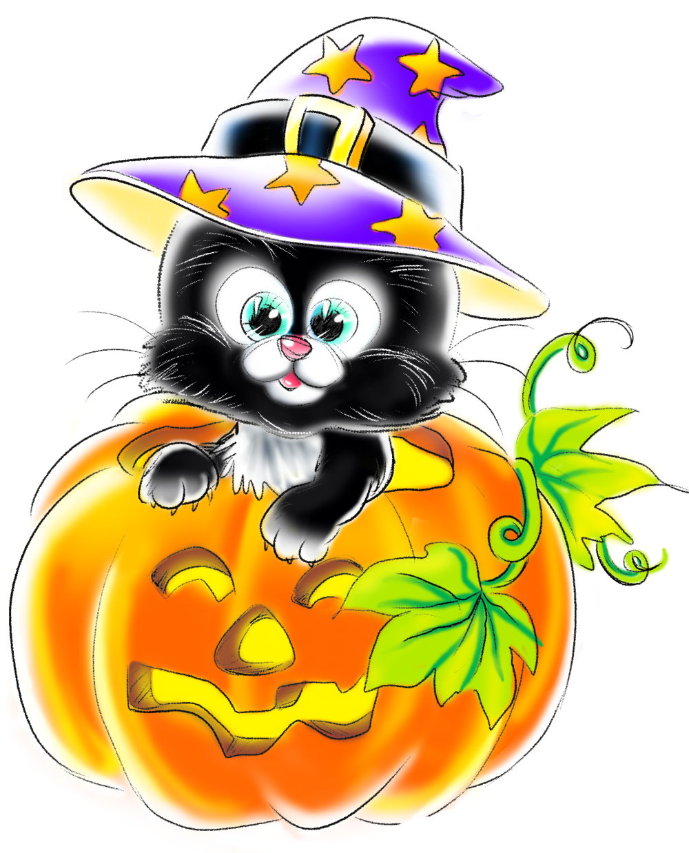 Cartoon Halloween Pumpkin Clipart