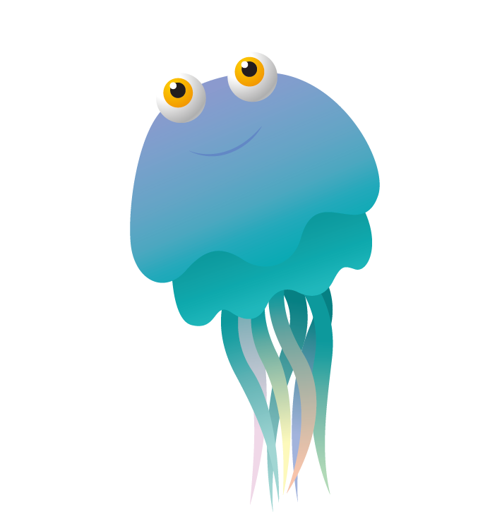 Octopus Cartoon Clipart