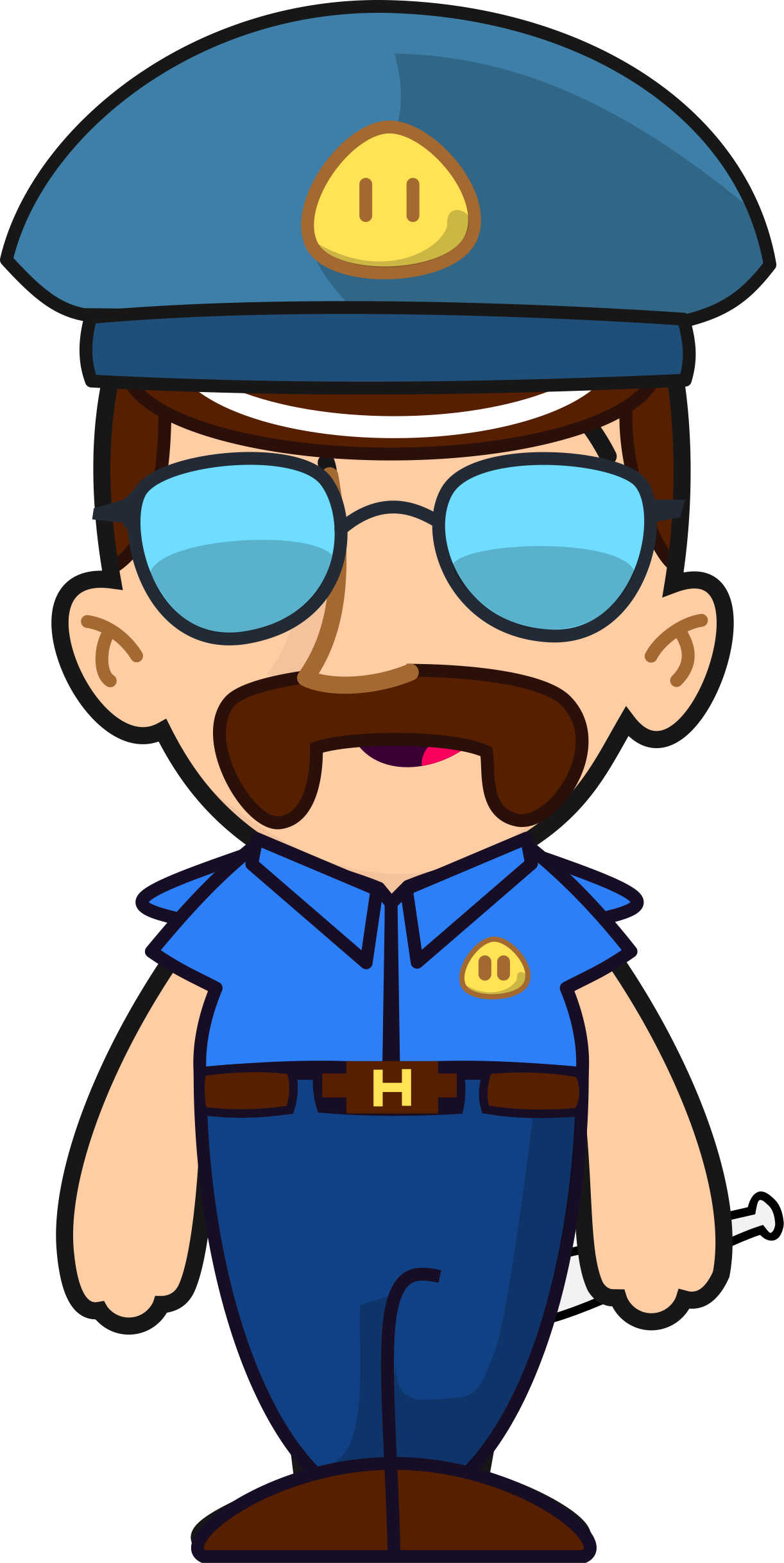 Police Cartoon Clipart