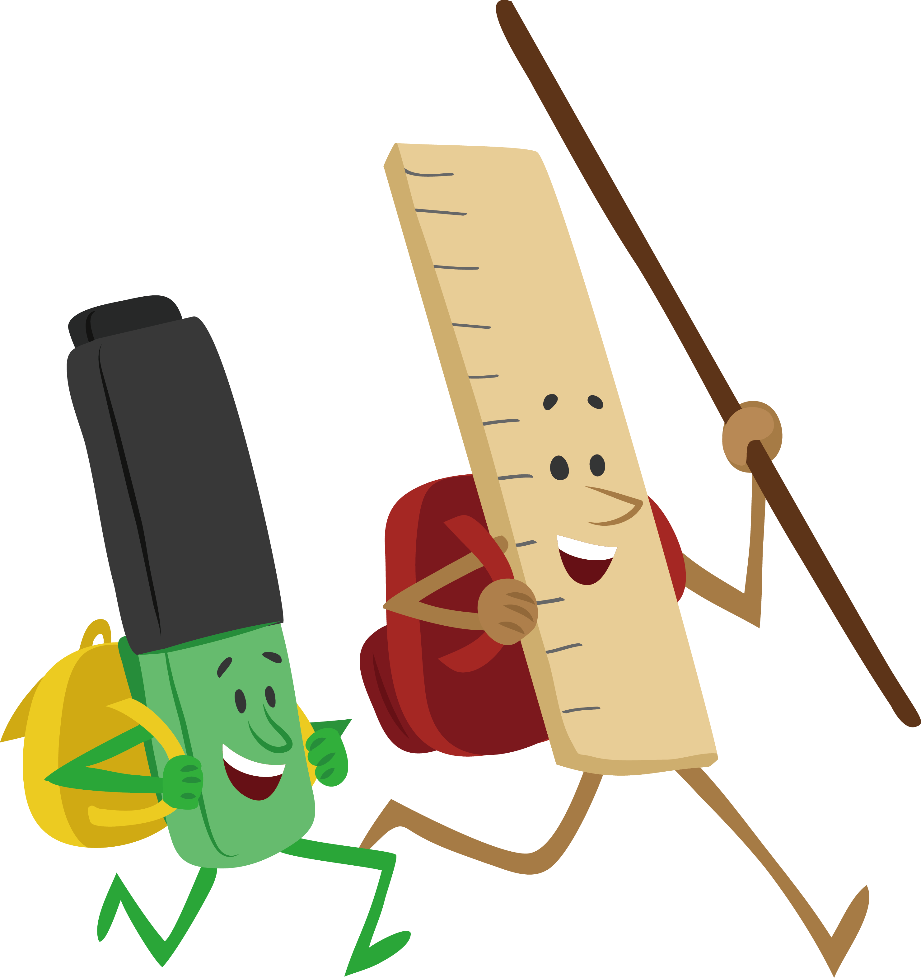 Pencil Cartoon Clipart