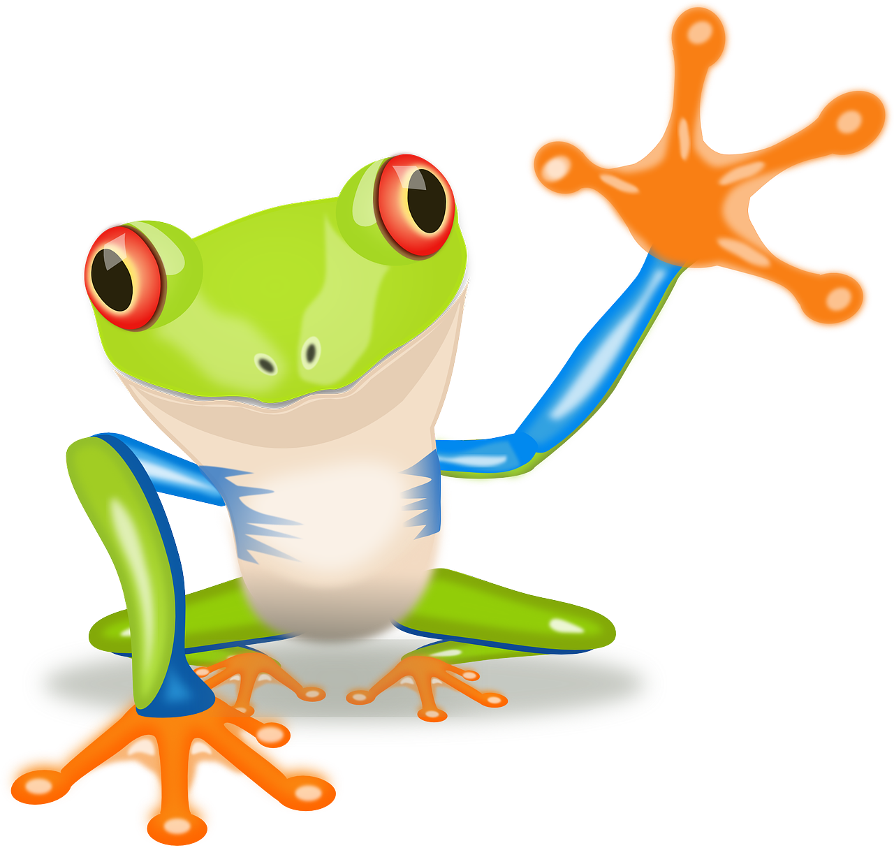 Frog Cartoon Clipart