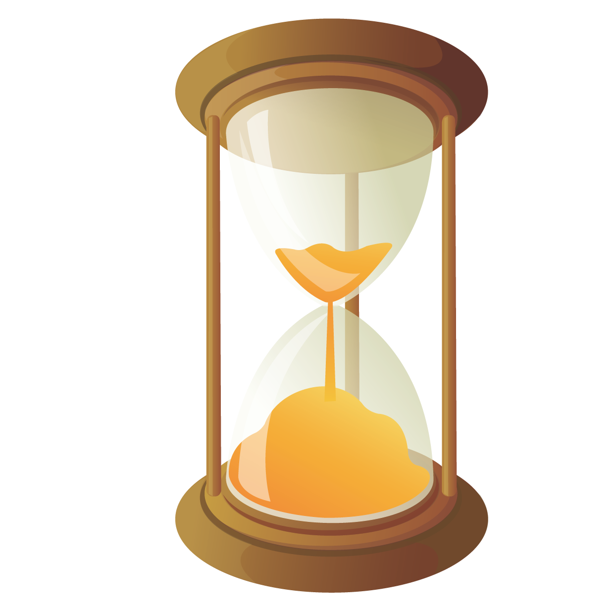 Hourglass Measuring Instrument Clipart
