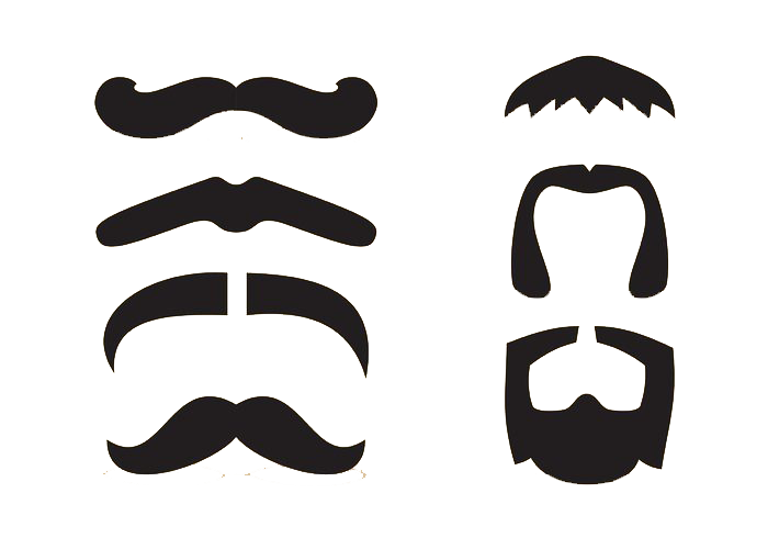 Moustache Cartoon Clipart