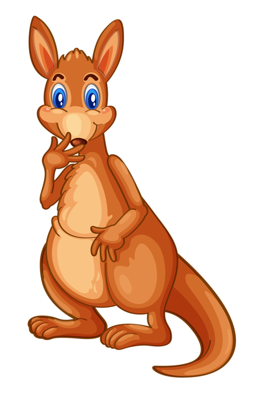 Kangaroo Cartoon Clipart