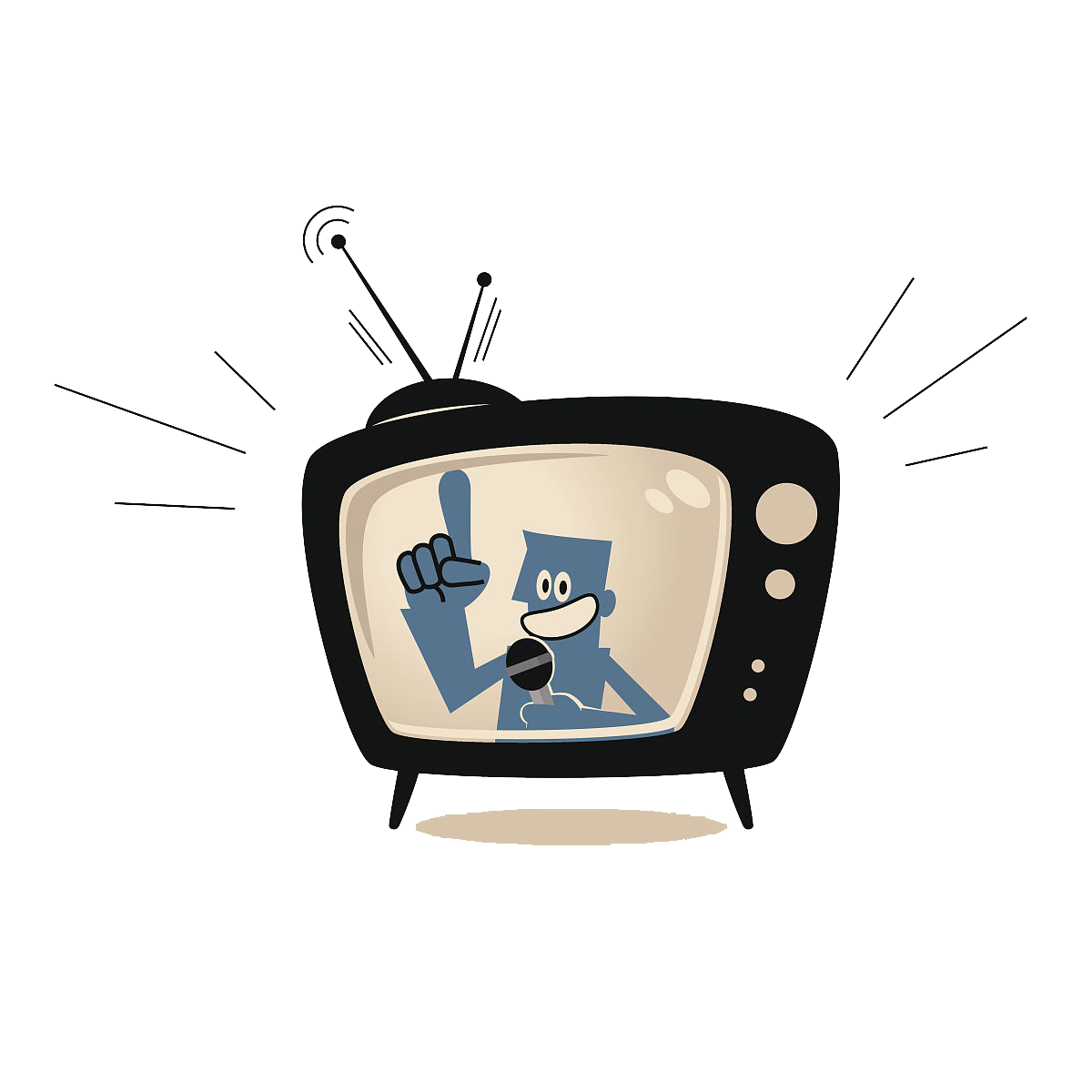 Tv Cartoon Clipart