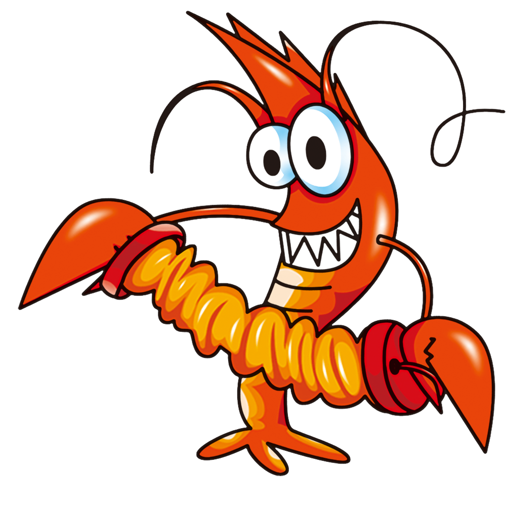 Shrimp Cartoon Clipart