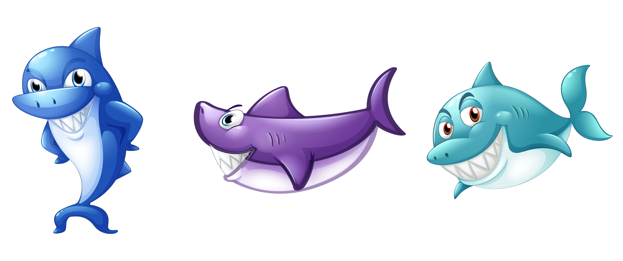 Cartoon Shark Clipart