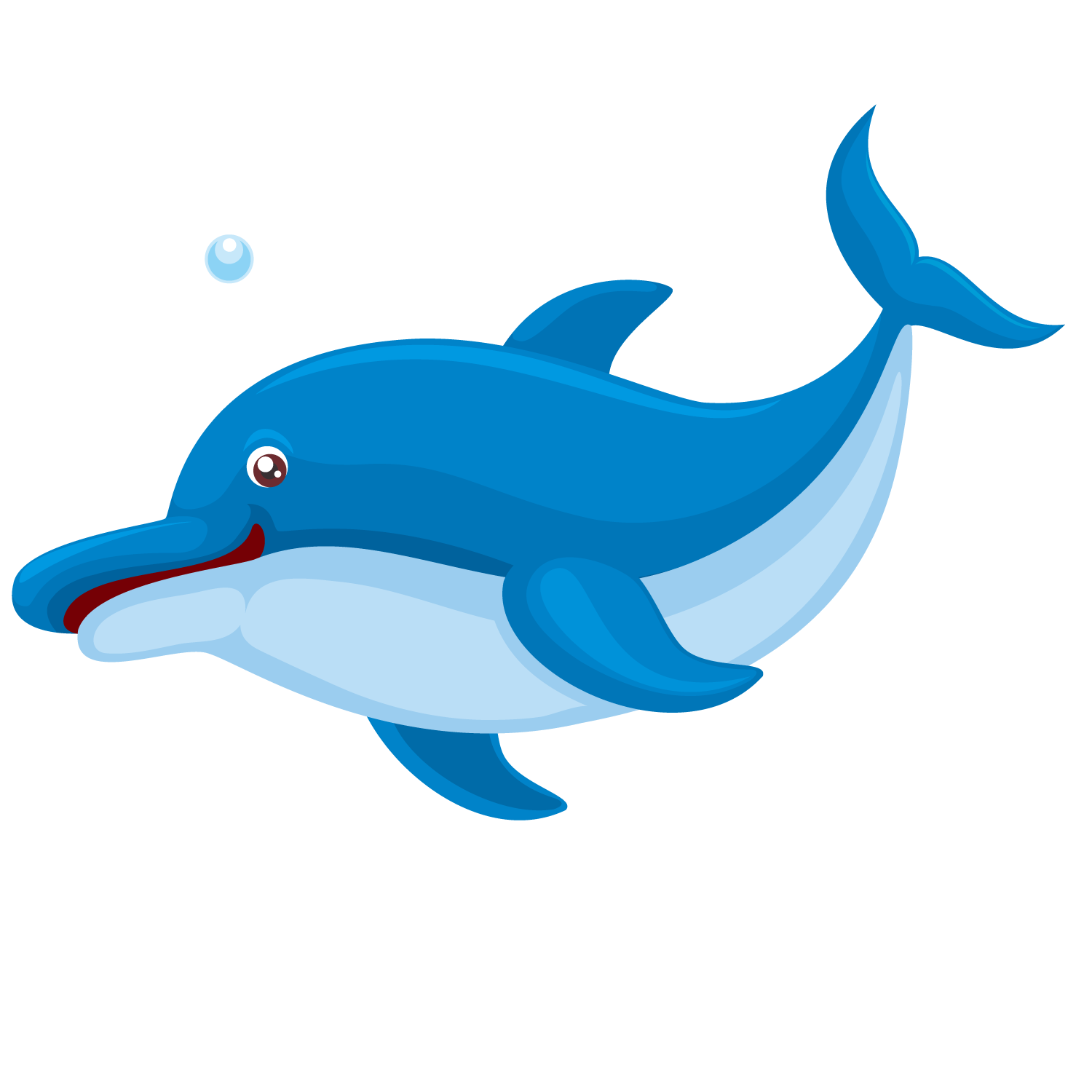 Dolphin Cartoon Clipart