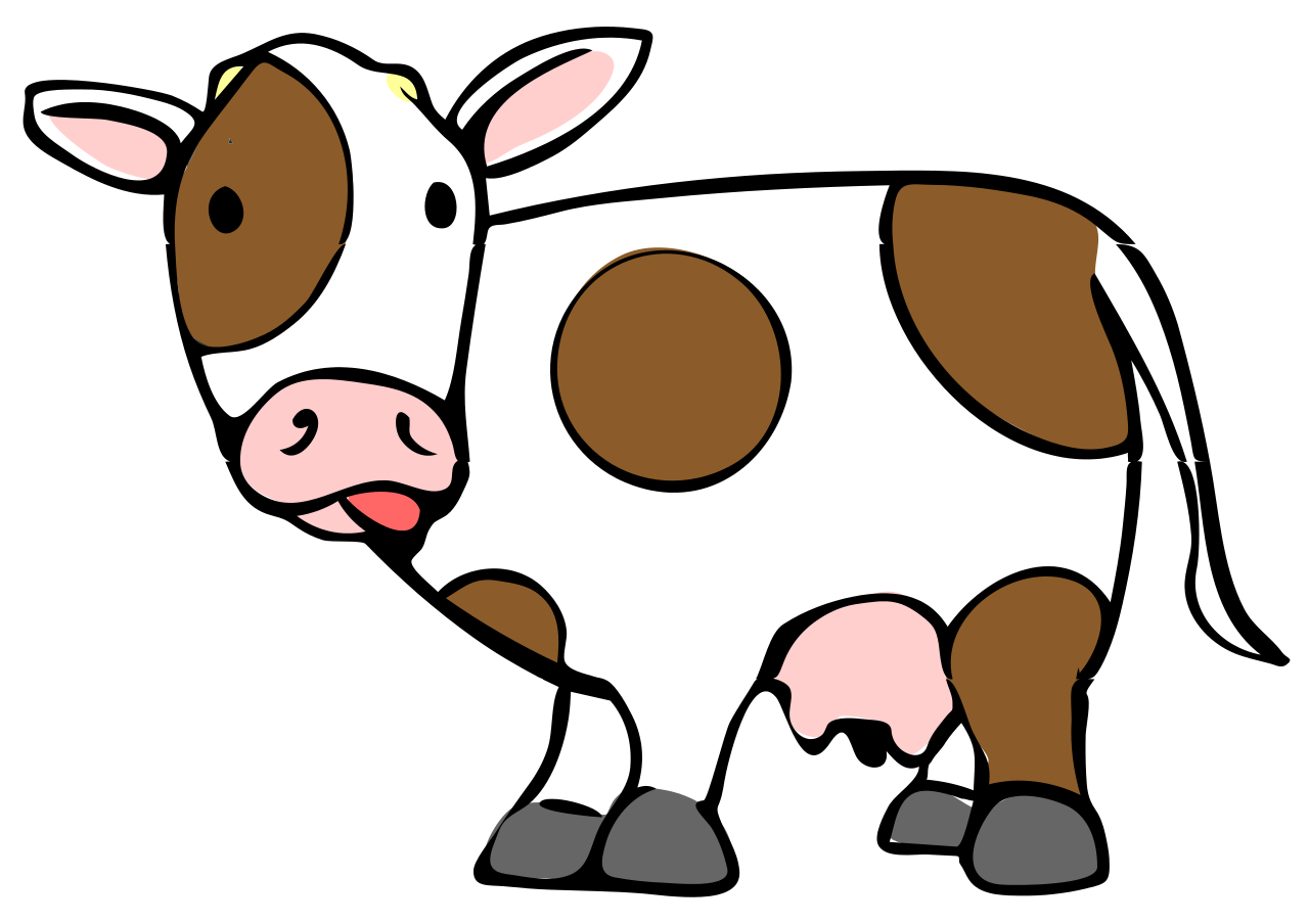 Cow Background Clipart