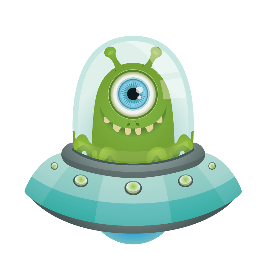 Alien Cartoon Clipart