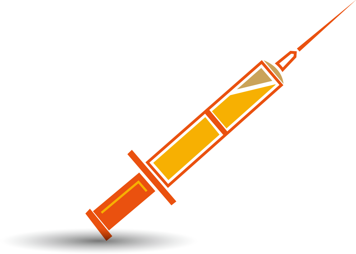 Syringe Cartoon Clipart