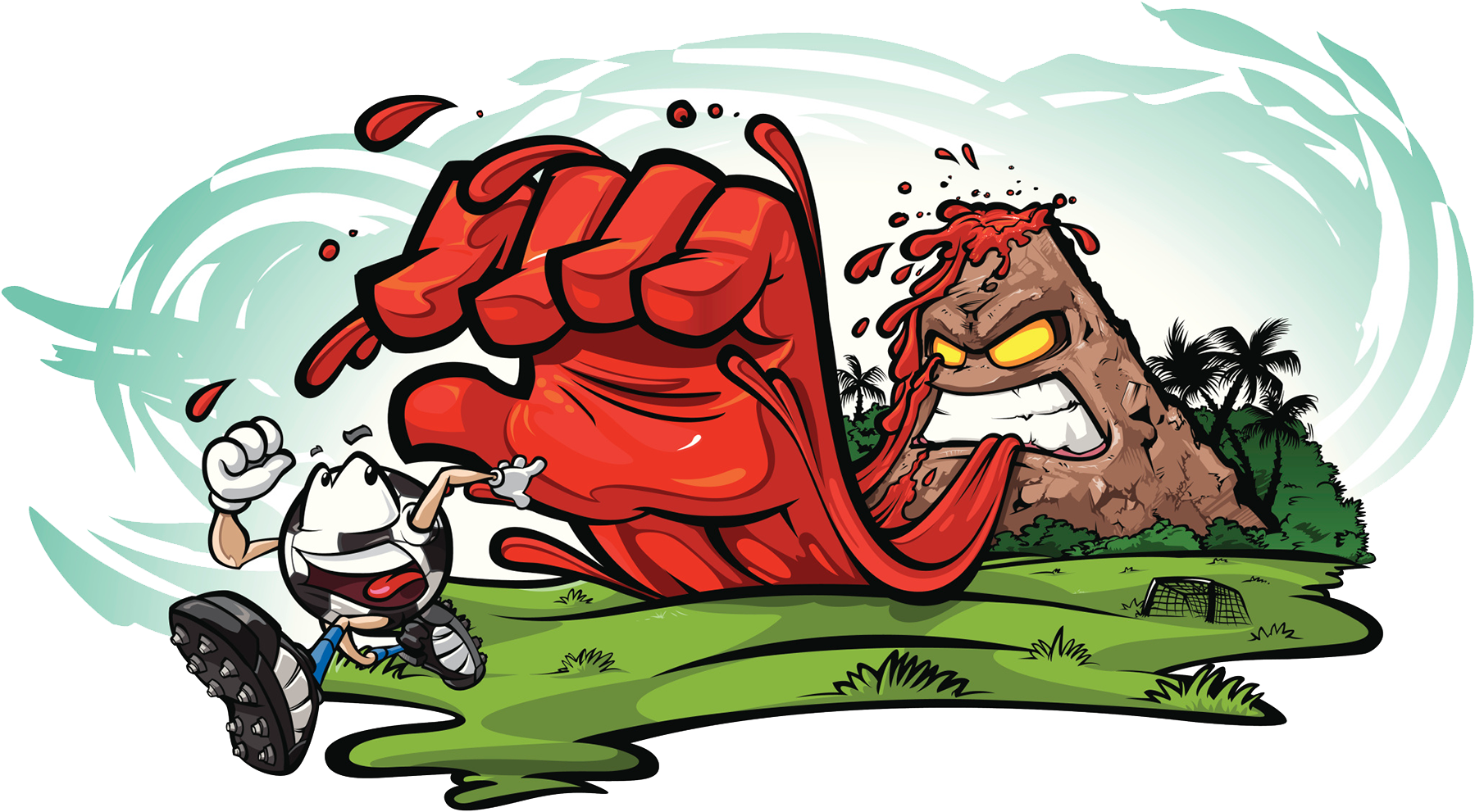 Volcano Cartoon Clipart